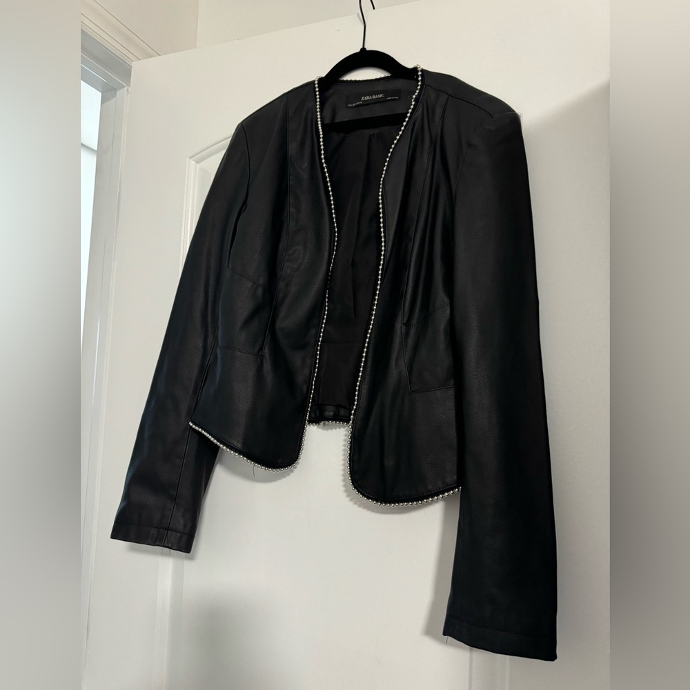 Zara leather jacket